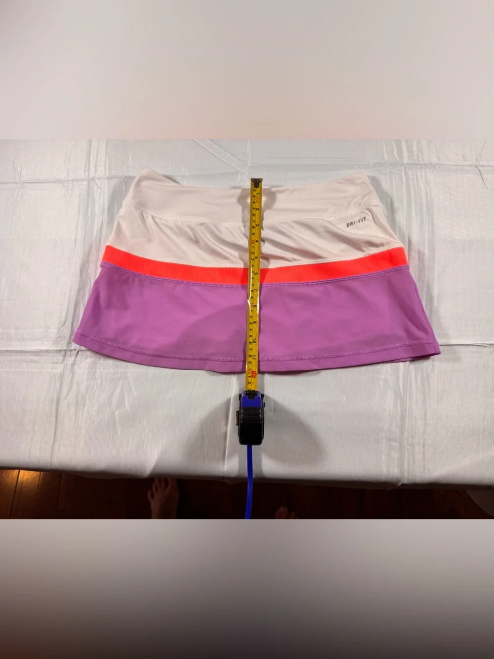 Nike Purple Tennis Tank and Skort with Coral Stripe/White Trim. Kiwah Exclusive
